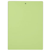 Grüne Farbe der Pastel-Frühlingsfarbe - Anpassungs Klemmbrett (Rückseite)