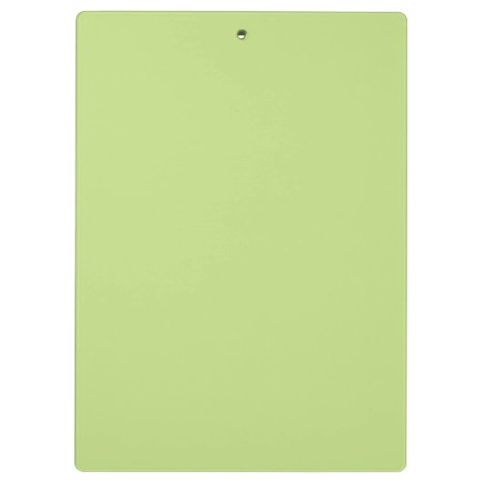 Grüne Farbe der Pastel-Frühlingsfarbe - Anpassungs Klemmbrett (Rückseite)
