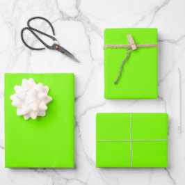 Grüne Farbe der Rasenfläche | Classic | elegant Geschenkpapier Set