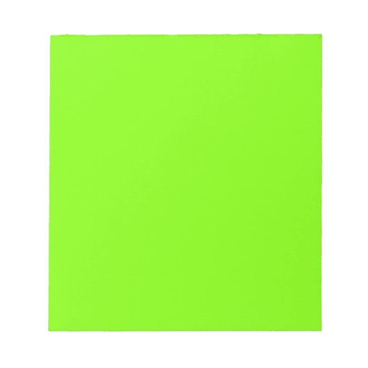 Grüne Farbe der Rasenfläche | Classic | elegant Notizblock (Vorderseite)