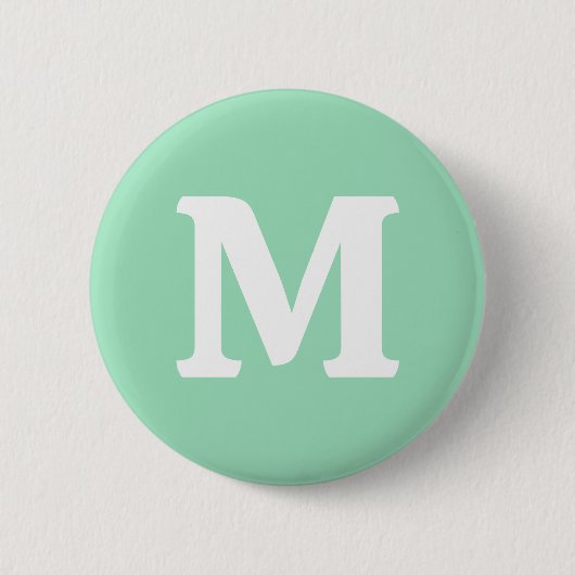 Grüne Farbe des Meeresbodens Button (Vorderseite)