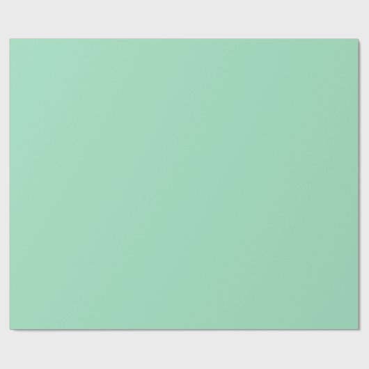 Grüne Farbe des Meeresbodens Geschenkpapier (Flach)