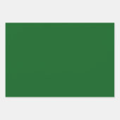 Grüne Farbe des Waldkieferns Geschenkpapier Set (Vorderseite 2)