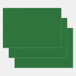 Grüne Farbe des Waldkieferns Geschenkpapier Set