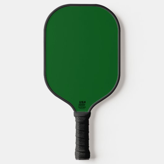 Grüne Farbe des Waldkieferns Pickleball Schläger (Vorderseite)