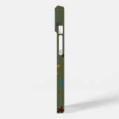 Grüne farbenfrohe Stern Handyhülle Case-Mate iPhone Hülle (Rückseite / Links)