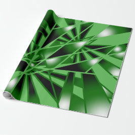 Grüne Farbfilterung Kunstaussicht Zeichnend Geschenkpapier