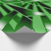 Grüne Farbfilterung Kunstaussicht Zeichnend Geschenkpapier (Ecke)