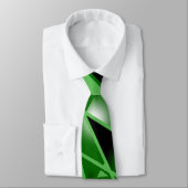 Grüne Farbfilterung Kunstaussicht Zeichnend Krawatte (Gebunden)