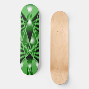 Grüne Farbfilterung Kunstaussicht Zeichnend Skateboard