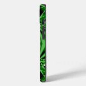 Grüne Farblinie ausgefüllt Zeichnend Perspektive Case-Mate iPhone Hülle (Rückseite / Links)