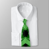 Grüne Farblinie ausgefüllt Zeichnend Perspektive Krawatte (Gebunden)