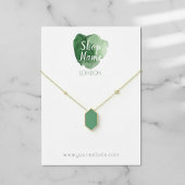 Grüne Farbspritze, Schmuckkarte