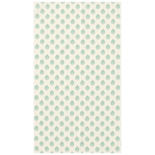 Grüne Farbtöne Abstrakte Blume Tischdecke (Vorderseite)