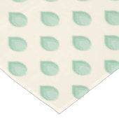 Grüne Farbtöne Abstrakte Blume Tischdecke (Schrägansicht)