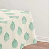 Grüne Farbtöne Abstrakte Blume Tischdecke (Beispiel)