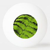 Grüne Farn Tischtennisball (Vorderseite)