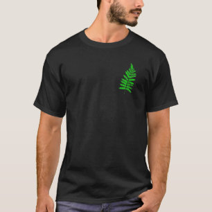Grüne Farnblätter Ich liebe die Natur Garten Gär T-Shirt
