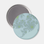 Grüne Farne Magnet (Vorderseite/Rückseite)