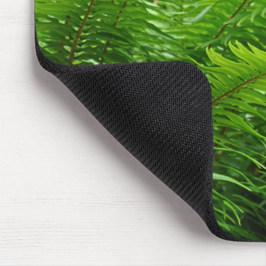 Grüne Farne Mousepad (Ecke)