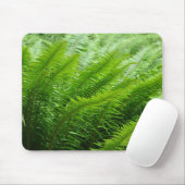 Grüne Farne Mousepad (Mit Mouse)