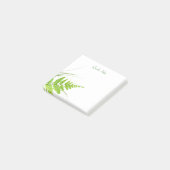 grüne Farne-Post-it-Noten Post-it Klebezettel (angewinkelt)