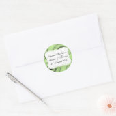 Grüne Favoriten Jam Jar Labels verbreiten die Lieb Runder Aufkleber (Umschlag)