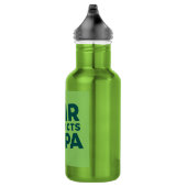 Grüne FDPA-Wasserflasche Edelstahlflasche (Rechts)