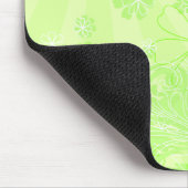 grüne Feder Mousepad (Ecke)