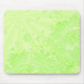 grüne Feder Mousepad (Vorne)