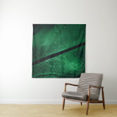 Grüne Feder, schöne Muster Textur. Wandteppich (Beispiel)