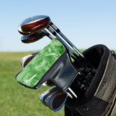 Grüne Federn Golf Headcover (In Situ)