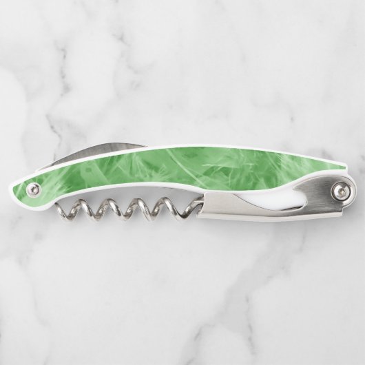 Grüne Federn Kellnermesser (Rückseite)