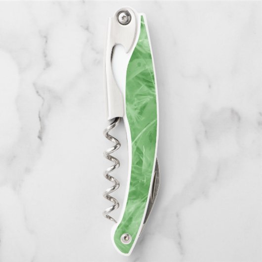Grüne Federn Kellnermesser (Vorderseite)
