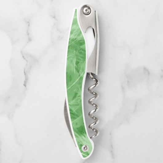 Grüne Federn Kellnermesser (Rückseite)