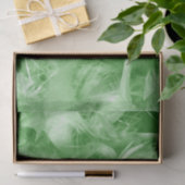 Grüne Federn Seidenpapier (Geschenk)