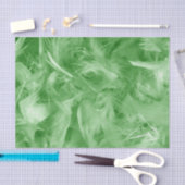 Grüne Federn Seidenpapier (Handwerk)