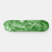 Grüne Federn Skateboard (Horizontal)