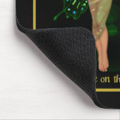 Grüne Fee Absinth Mousepad (Ecke)