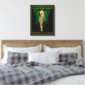 Grüne Fee Absinthe Leinwanddruck (Insitu (Schlafzimmer))