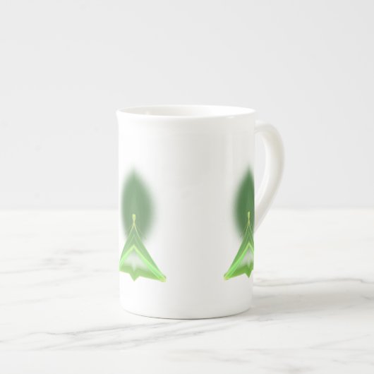 Grüne Fee Knochen China Tasse (Vorderseite Rechts)