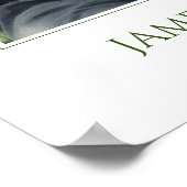 Grüne Feier des Lebens mit Beerdigung des Fotos Poster (Ecke)