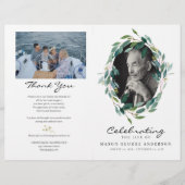 Grüne Feier des Programms zur Beerdigung des Leben Flyer (Vorne)