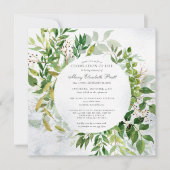 Grüne Feier zur Beerdigung des Lebens Einladung (Vorderseite)