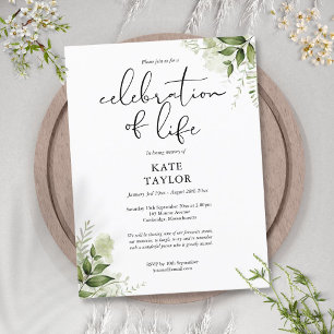 Grüne Feier zur Gedenkveranstaltung Ankündigungspostkarte