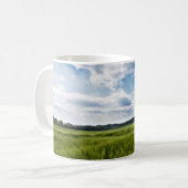 Grüne Felder Kaffeetasse (Vorderseite Links)