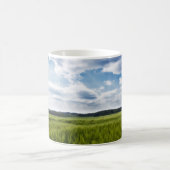 Grüne Felder Kaffeetasse (Mittel)