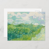 Grüne Felder Landschaft Art Van Gogh Postkarte (Vorne/Hinten)
