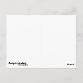 Grüne Felder Postkarte (Rückseite)