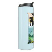 Grüne Felsen Klettergarten Albergo Colmanicchio Thermosbecher (Nach links gedreht)